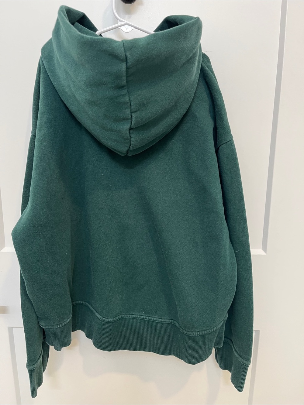 Zara Forest Green Oversized Hooded Sweatshirt Women’s size M